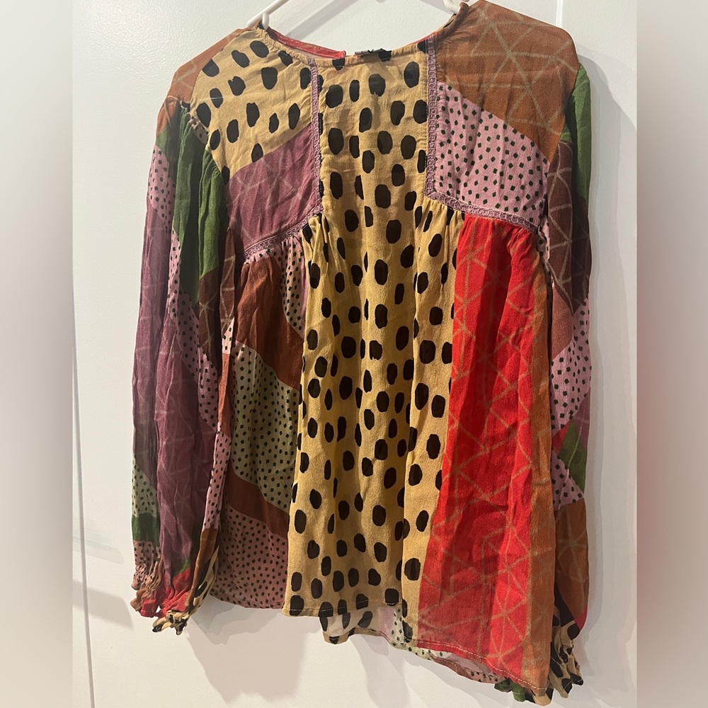 blk London | Large | Boho-chic patterned blouse